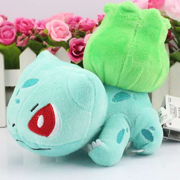 Мягкая игрушка покемон Бульбазавр (Bulbasaur)