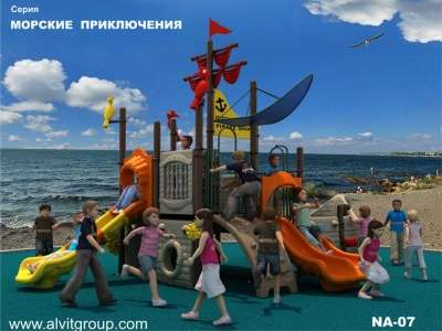 Современная детская площадка NA-07 в Москве фото 3