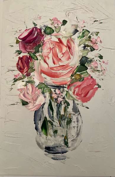 Картина маслом Цветы