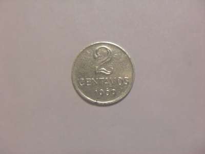 Монета 2 Сентаво 1969 год Бразилия