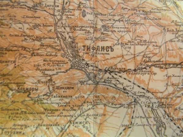 Старые топографические карты Закавказья в фото 15