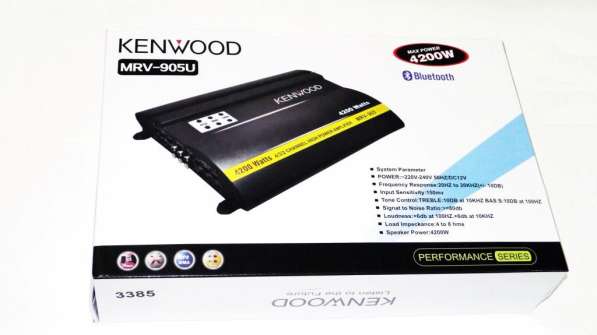 Автомобильный усилитель звука Kenwood MRV-905U + USB 4200Вт в 