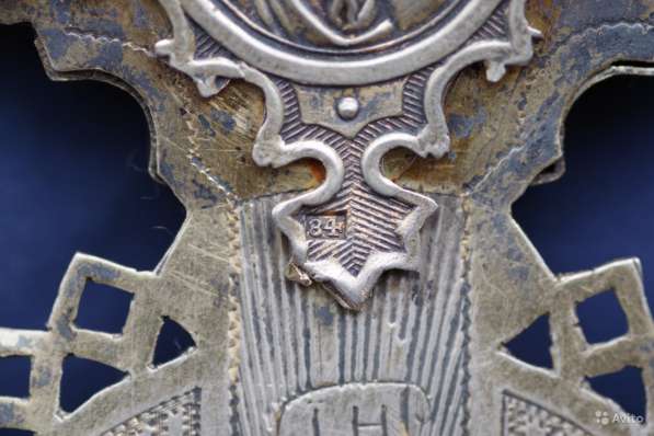 Старинный напрестольный крест. Серебро "84". Мoсква, 1875 г в Санкт-Петербурге