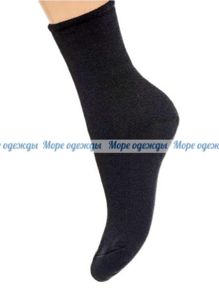 Носки женские без резинки укороченные Н-210 черного цвета в Москве