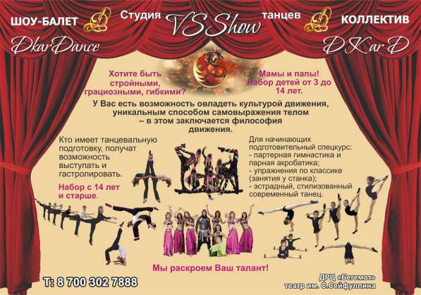 Набор танцевальную студию VSShow Караганда в фото 15
