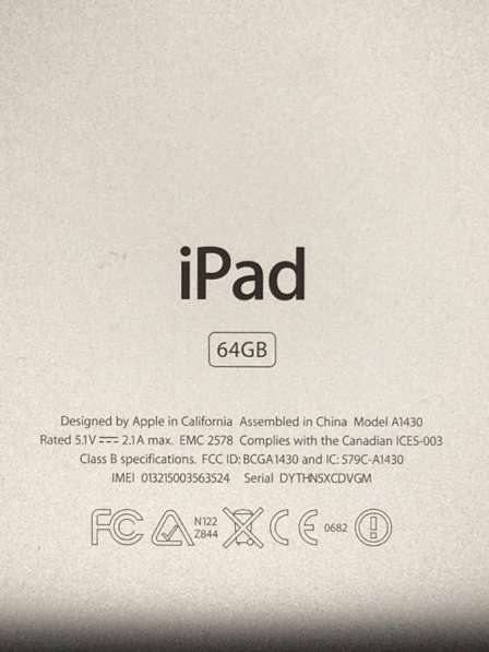 IPad 4, 64 ГБ в Мытищи фото 5