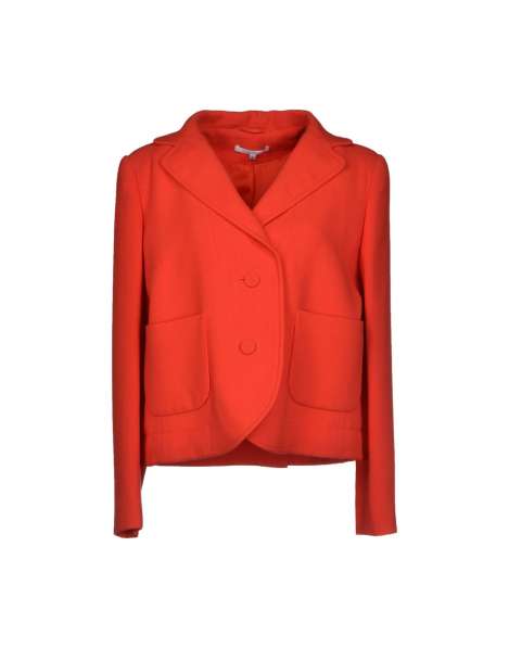 CARVEN Франция пиджак жакет Новый 44. Красный Шерсть