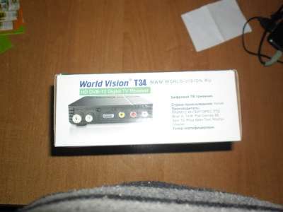 комплект спутникового ТВ World Vision USB DVB T2 в Краснодаре