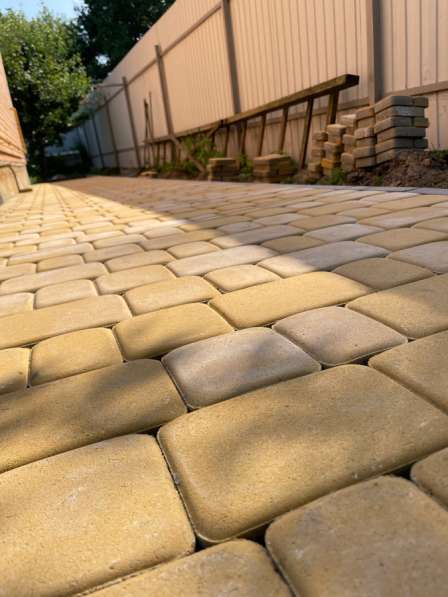 Тротуарная плитка укладка ключ в Серпухове фото 6