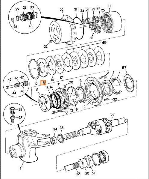 Фрикционная пластина JCB 453/01807