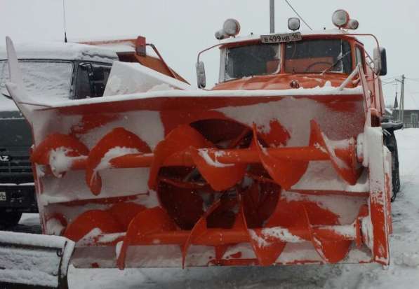 Шнекороторный снегоочиститель на шасси Урал в Уфе фото 3