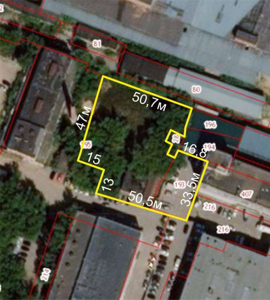 Земельный участок коммерческого назначения 3264 м² в Казани