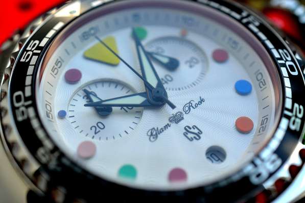 Яркие часы-хронограф на лето Glam Rock в Рязани фото 5