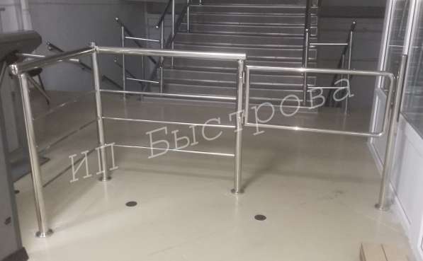 Перила из нержавеющей стали в фото 17