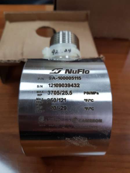 Расходомер турбинный жидкостной серии NuFlo EZ-IN 1“x2” Came в фото 9