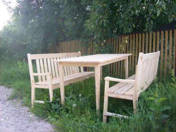 Скамейка/стол/ Скамейка для сада/ Стол для сада/ Садовый комплект мебели в Нижнем Новгороде фото 3