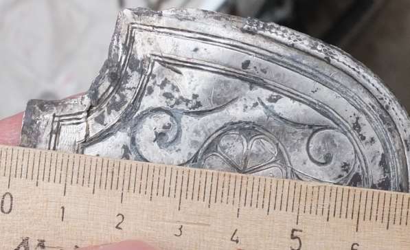Серебряная накладка на навершие рукояти шашки, царская Росси в Ставрополе фото 5