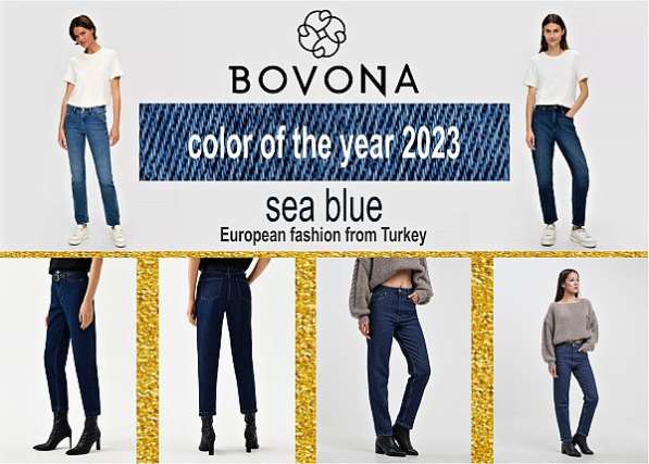 Новые всесезонные джинсы синие бренда Bavona Denim, Турция