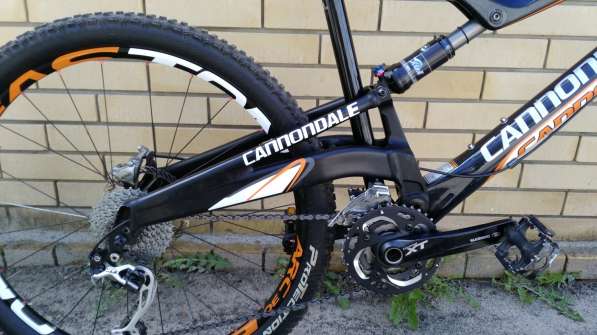 Велосипед Cannondale Carbon Rush 4 Lefty Карбон двухподвес в фото 4