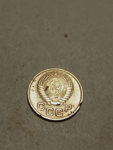 Брак монеты 1 коп 1955 года в Санкт-Петербурге