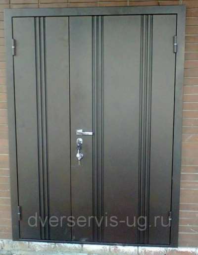 Стальные двустворчатые двери Дверь Сервис в Хабаровске фото 7