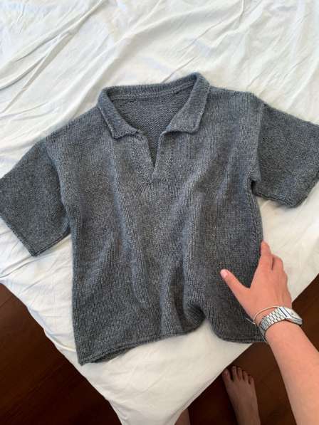 Вязанае поло ручной работы в Москве фото 3