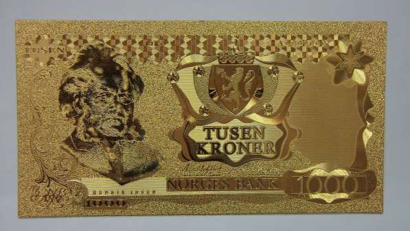 Коллекция золотых банкнот 24 к 20 штук + сертификат в Артемовский фото 10