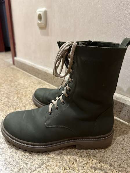 Ботинки женские зеленые (зима-осень) 41 размер
