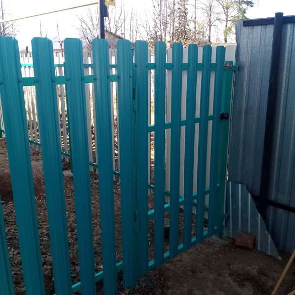 Забор из профнастила в Казани фото 12