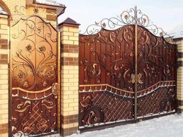 Кованые ворота и различные изделия на заказ в Москве фото 10