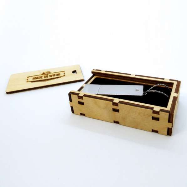 Подарочная коробочка-футляр для USB-флешки "Теламон"