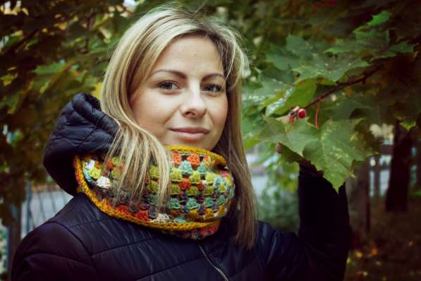 Вязаный шарф в оттенках осени. Прекрасный подарок! в Санкт-Петербурге фото 4