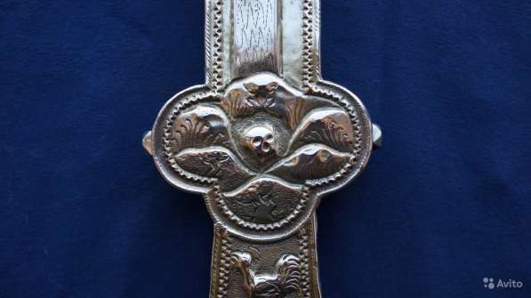 Старинный напрестольный крест. Серебро 84. xviii в в Санкт-Петербурге фото 9