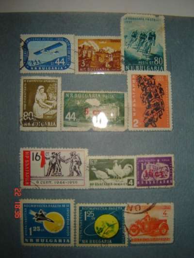 Почтовые коллекционные марки Болгарии в Москве