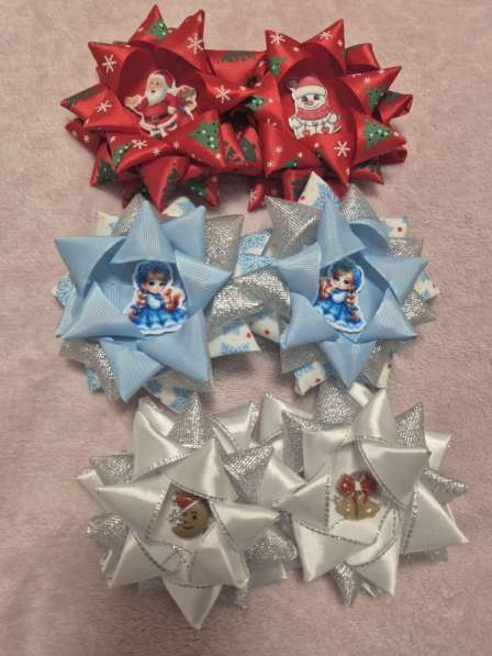 Зимние бантики для девочек в Москве фото 12