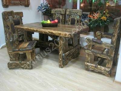 Мебель искусственного старения из дерева в Екатеринбурге фото 3