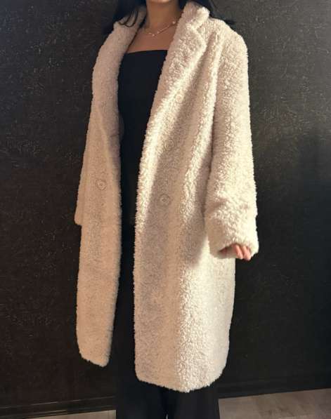 Зимняя шубка молочная