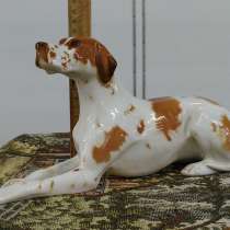Фарфоровая статуэтка собака "Поинтер", "Дог", редкий окрас, в Москве