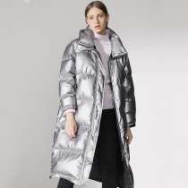 Пальто- пуховик (цвет антрацит), в Москве