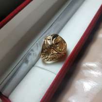 Кольцо мужское золото 585, в Москве
