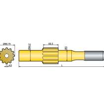 Хвостовик аналог Ingersoll Rand EVL 130, VL 140, в г.Баку
