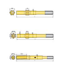 Хвостовик аналог Atlas Copco COP 131E, COP 131EB, COP 738, в г.Баку