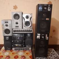 Муз центр, колонки, блок, усилитель, цена за все, в Кемерове