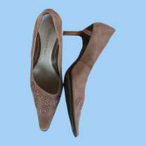 Туфли женские замшевые светло-коричневые итальянские, в Краснодаре