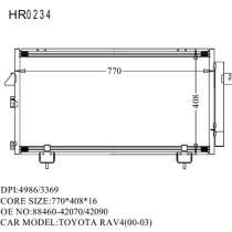 Радиатор кондиционера TOYOTA RAV4, в Владивостоке