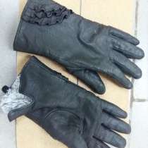 Женские перчатки 8,5 размер кожаные тёплые, в Сыктывкаре