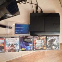 Продам PlayStation 3 Super Slim 500gb c 5 играми и Геймпадом, в Москве