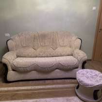 Комплект (диван, 2 кресла, пуфик), в Конаково