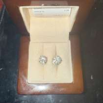 Пусеты бриллиантовые, в г.Москва