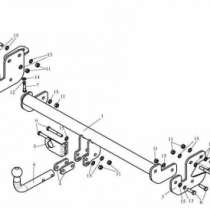 Фаркоп на Mitsubishi ASX, с 2010 г.в., в Октябрьском